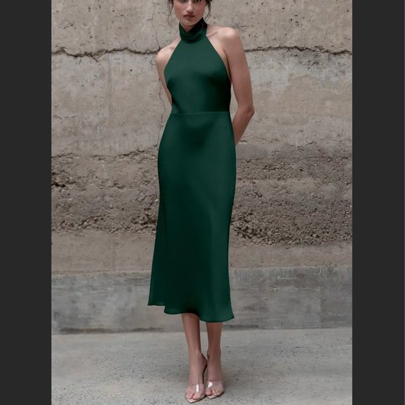 Jenny Yoo Dresses & Skirts - Jenny Yoo Nicolette Dress in Emerald, Size 0